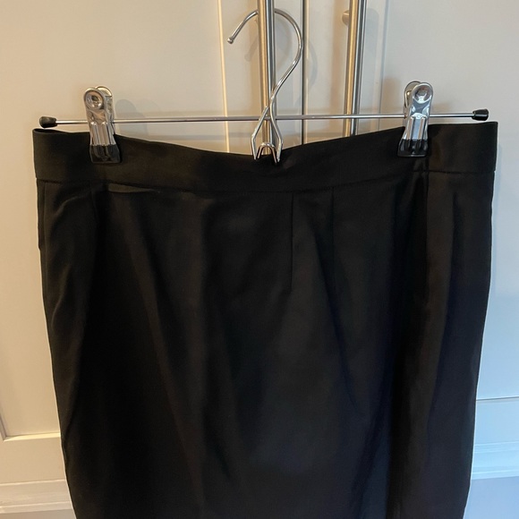 Vintage 90s Anne Klein black pencil skirt - Picture 2 of 8